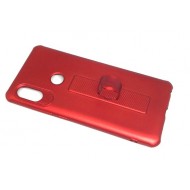 Capa De Silicone Motomo Con Anillo De Dedo Para Xiaomi Redmi Note 5 Pro Rojo